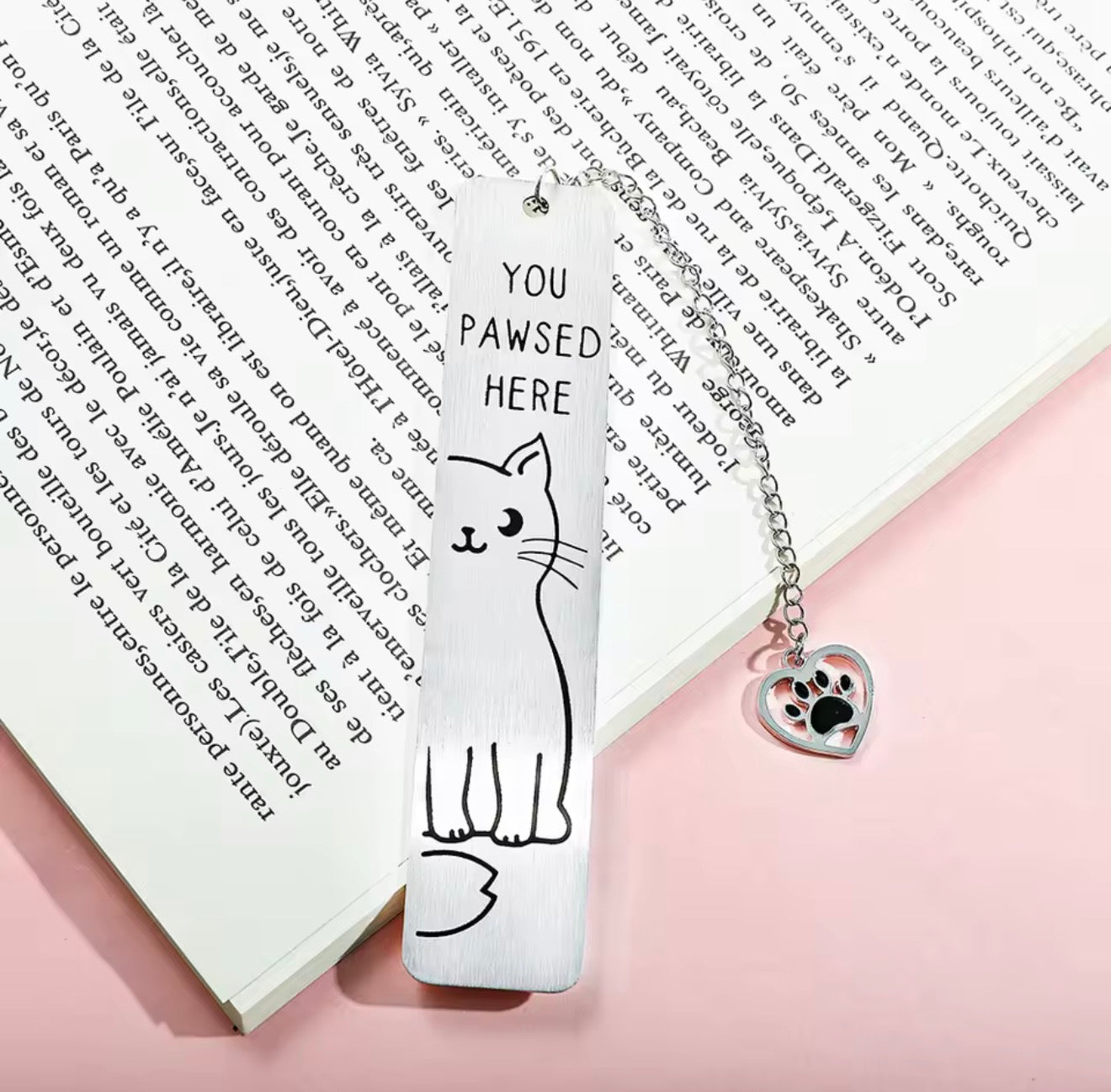 Metal Bookmark “Cat”